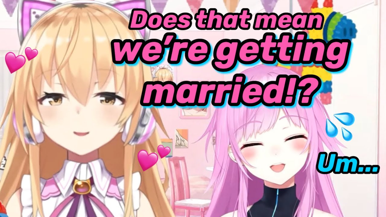 [Eng Subs] Ienaga Mugi can't marry you because she's married to Yuhi Riri [Nijisanji]