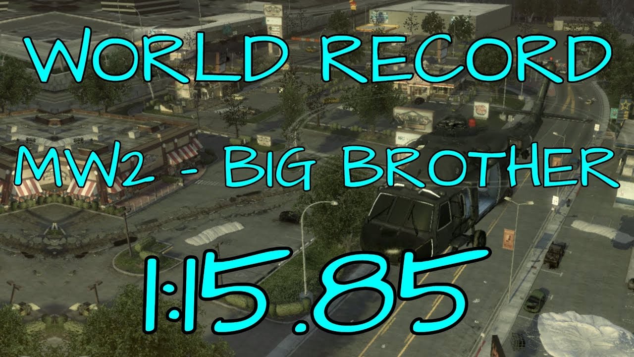 MW2 THE BIG BROTHER W/ EPSILON TICTAC WORLD RECORD CONSOLE 