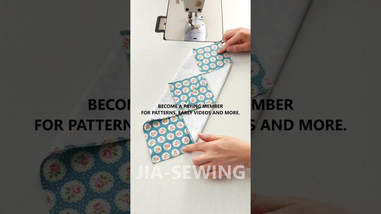 Drawstring Pouch w/ Hidden Pocket💰💐✨ | DIY | Quick Sewing Tips No.359
