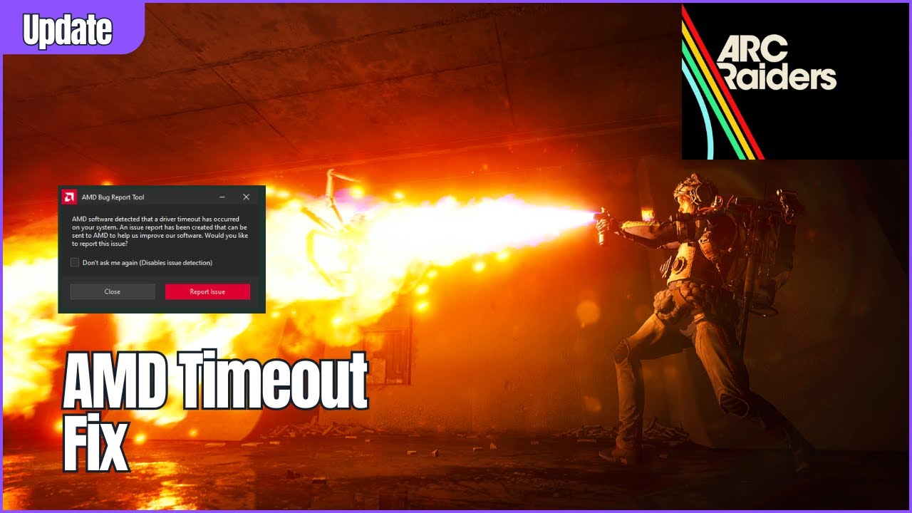 Игра вылетает после обучения? Попробуйте это! | ARC Raiders AMD Timeout