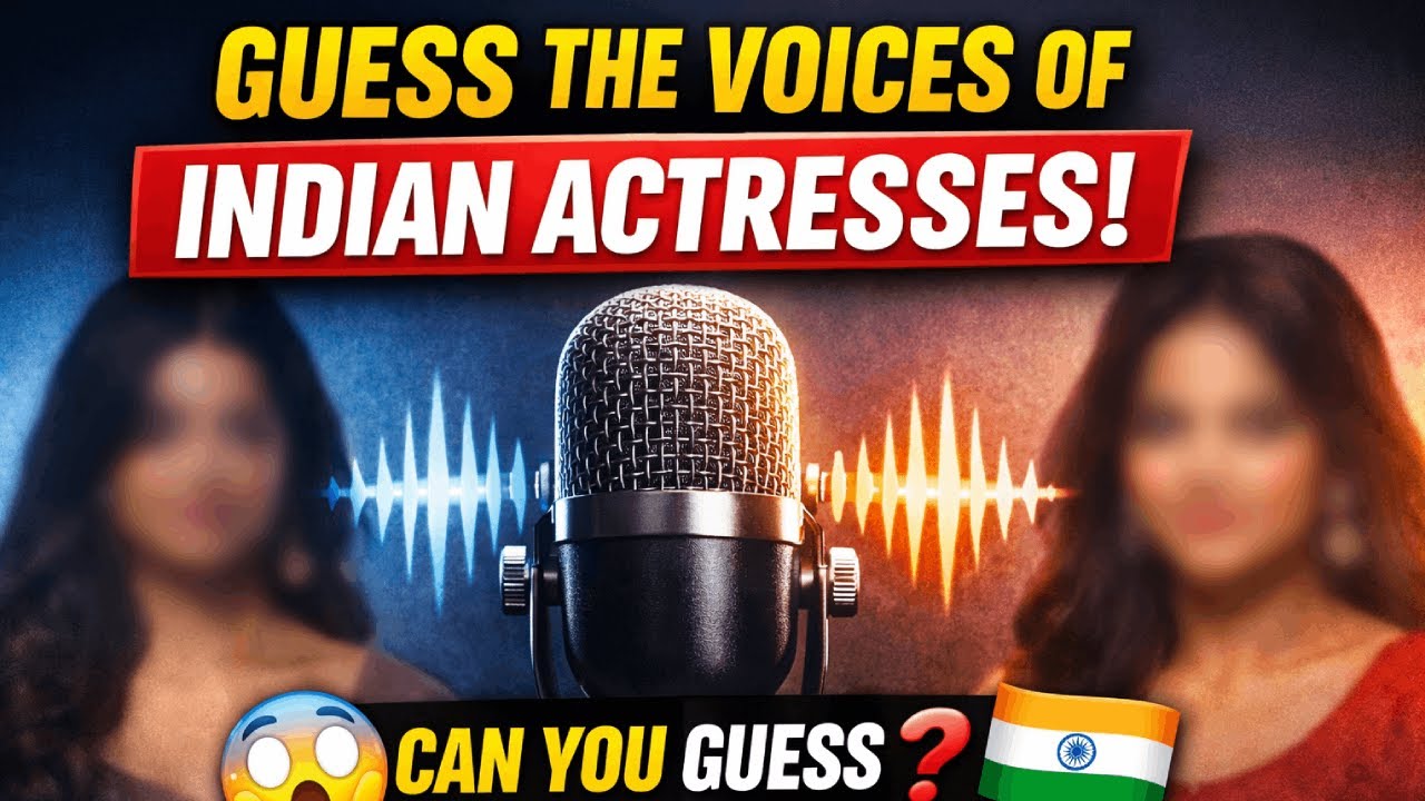 Guess the Voices of Indian Actresses 😱 | Only True Fans Win