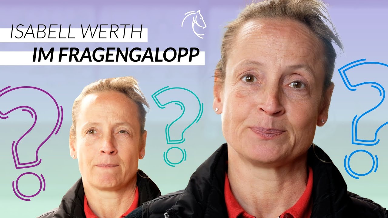 Schon mal eine Prüfung richtig verkackt??? | Isabell Werth stellt sich dem CHIO Aachen Fragengalopp