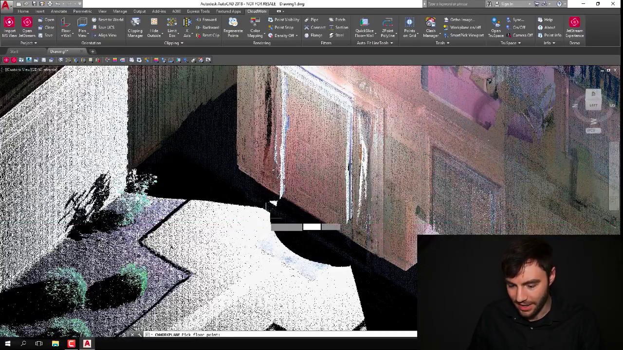 Cloudworx for AutoCAD: Orient your Point Cloud