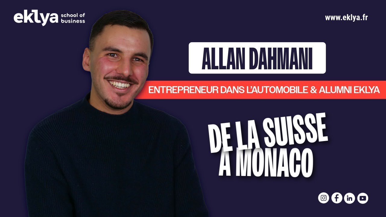 Allan Dahmani : Parcours d’un entrepreneur diplômé d’EKLYA