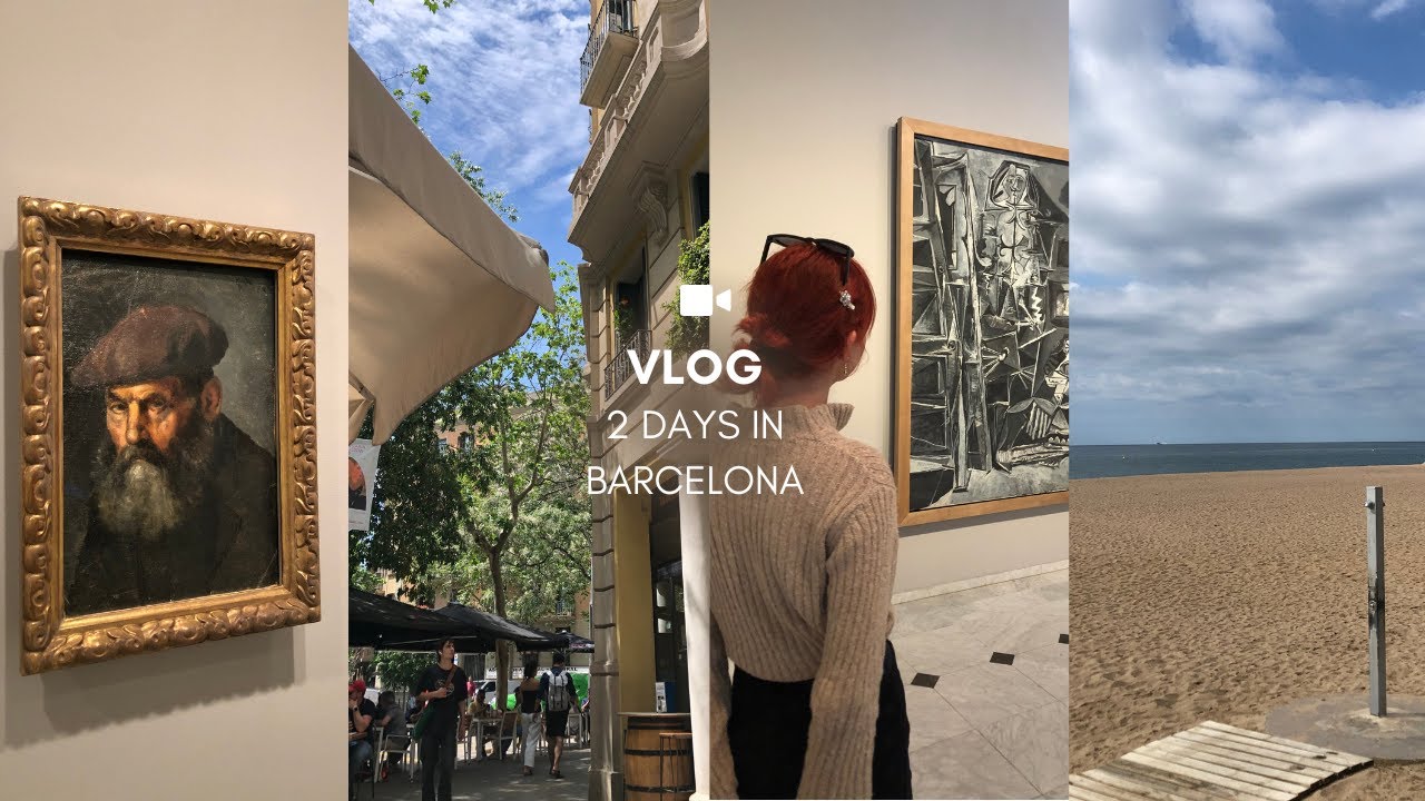 mile in europe 🛩️✨ barcelona: beach, picasso museum, city vibes; vlog 4 — [pt/br & eng]