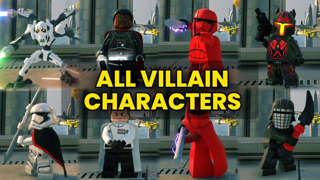 (With Clips) Every VILLAIN In Skywalker Saga - Based On Description