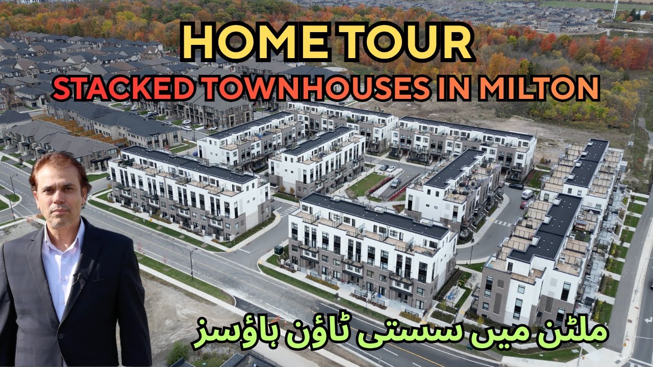 Great Offer! New Townhouse Tour in Milton  , Ontario 🇨🇦 | GTA Real Estate