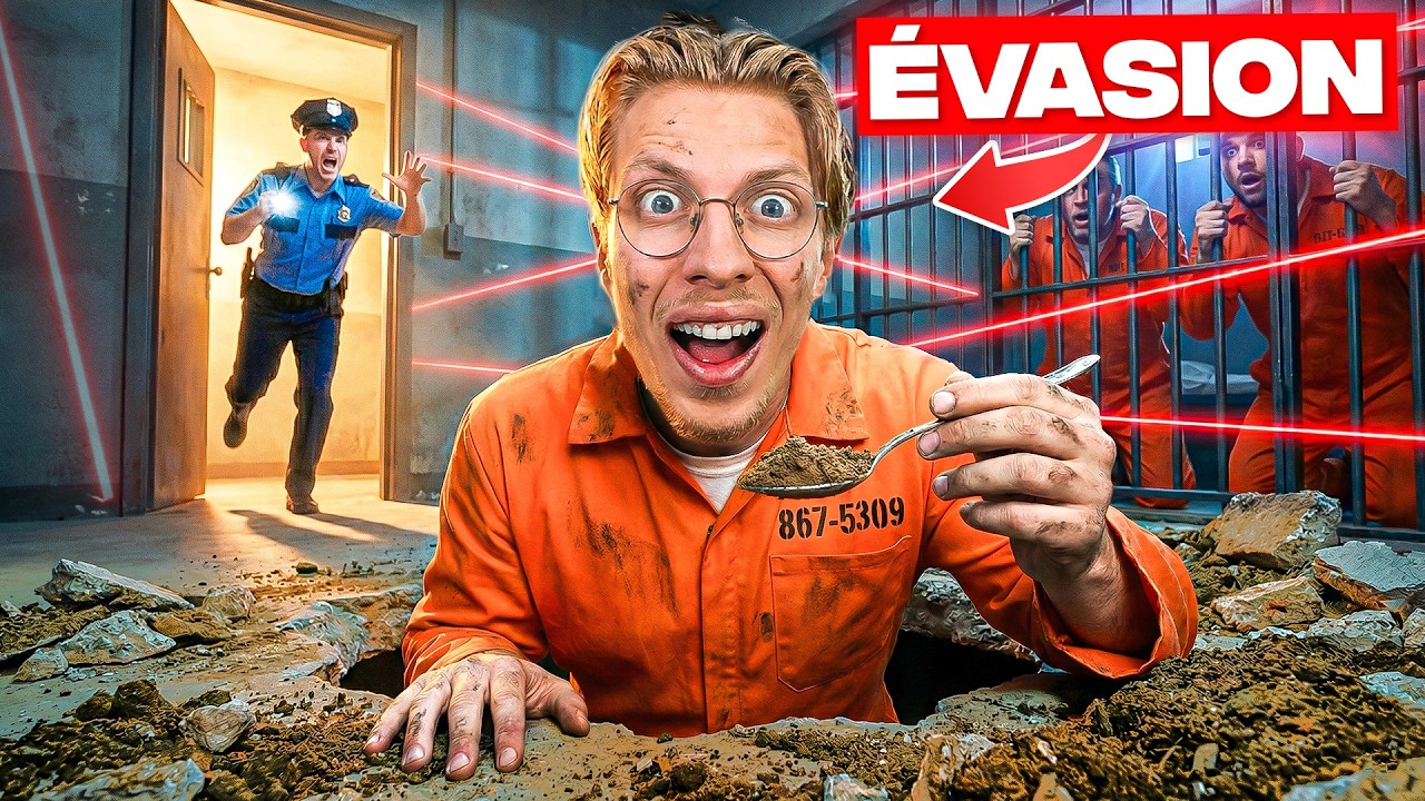 J'ai tenté de M'Évader de ma Prison de Haute Sécurité ! (Prison Escape)