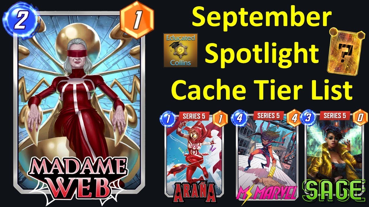Spotlight Caches Tier List for September 2024 & Season Pass Discussion (Marvel Snap)