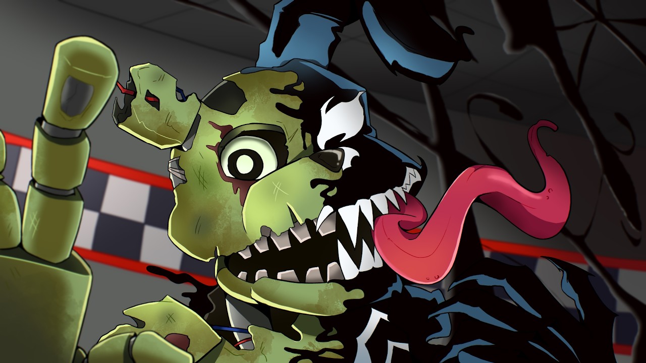 What If Venom Bonded With Springtrap?