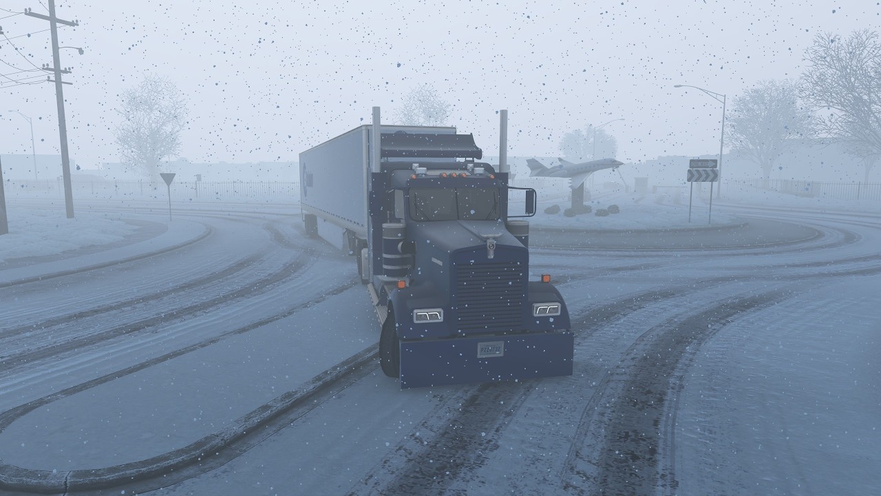 AMERICAN TRUCK SIMULATOR| SNOWSTORM