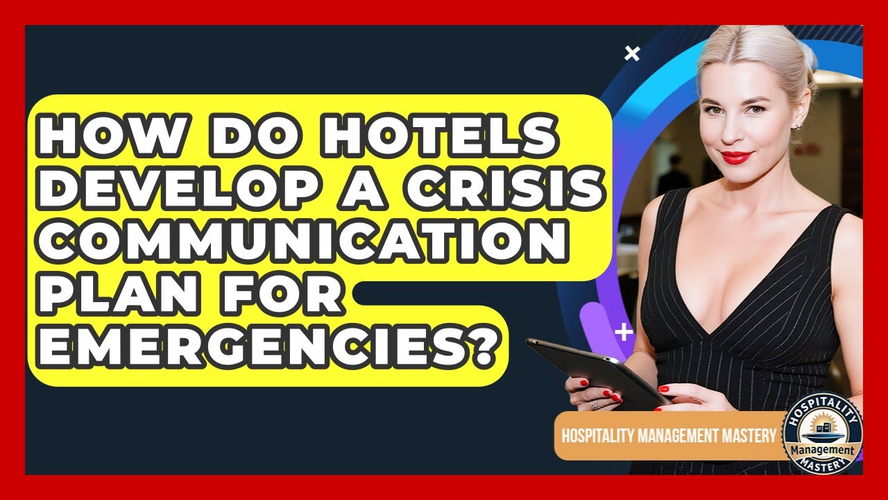 How Do Hotels Develop A Crisis Communication Plan For Emergencies? - Hospitality Management Mastery