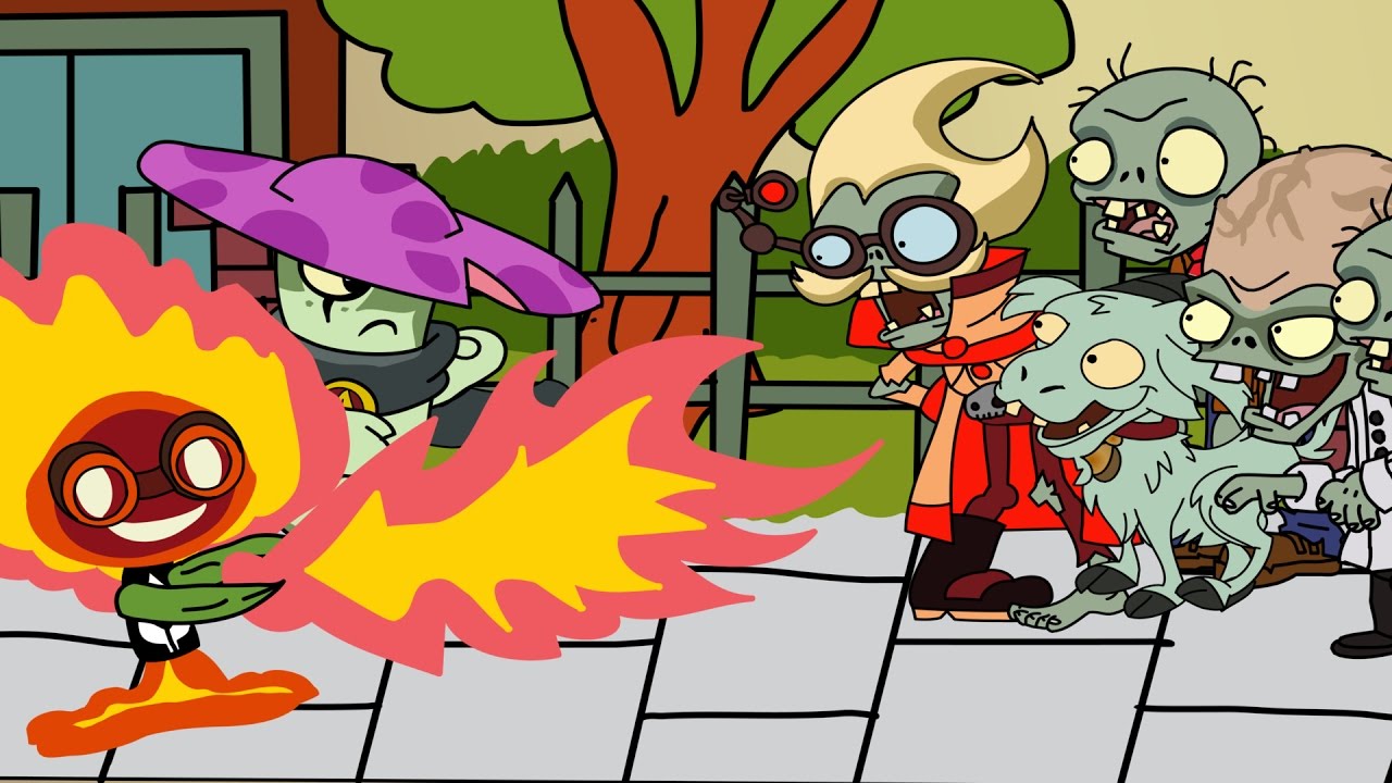 Plants vs zombies 2 Heroes ANIMATION Zomboss Academy