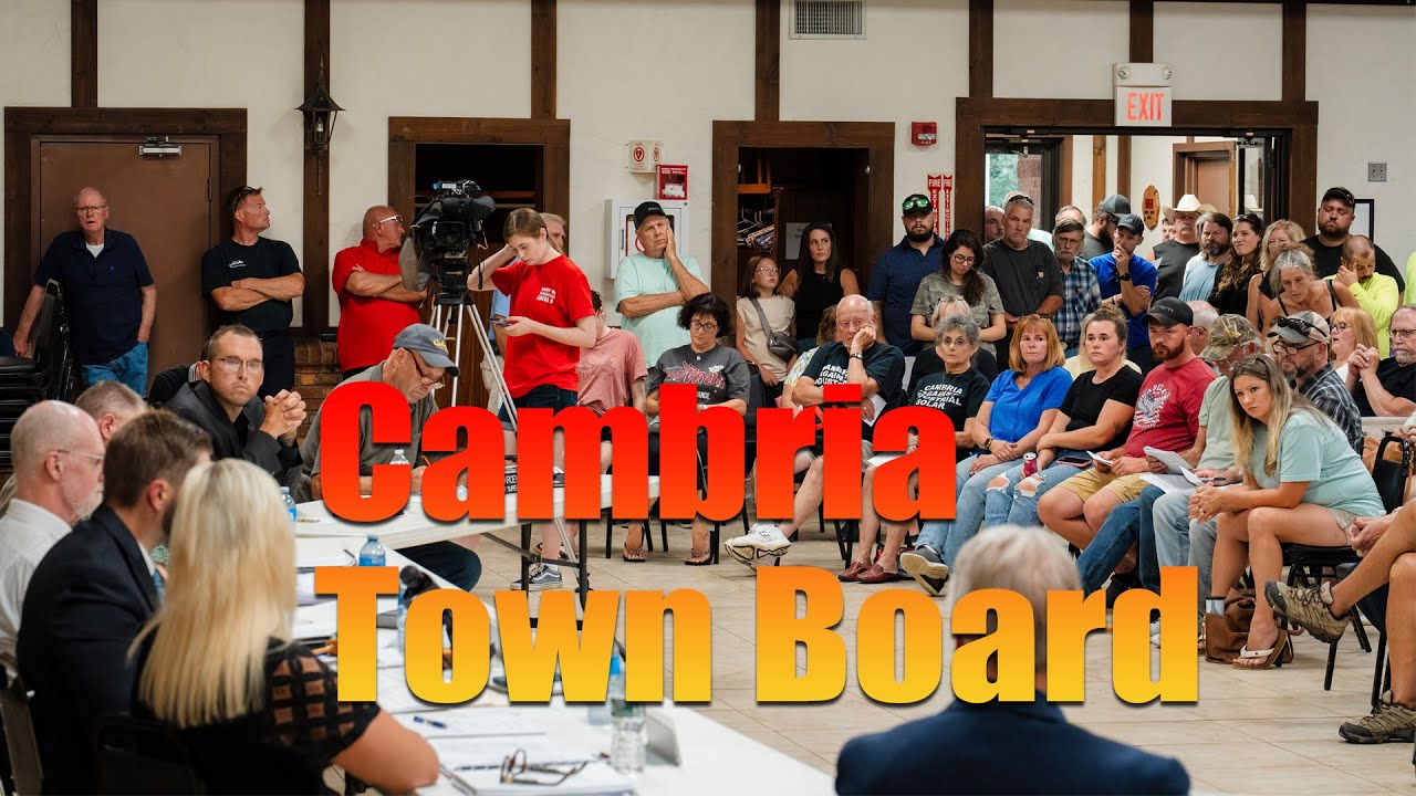 Cambria Town Board Meeting