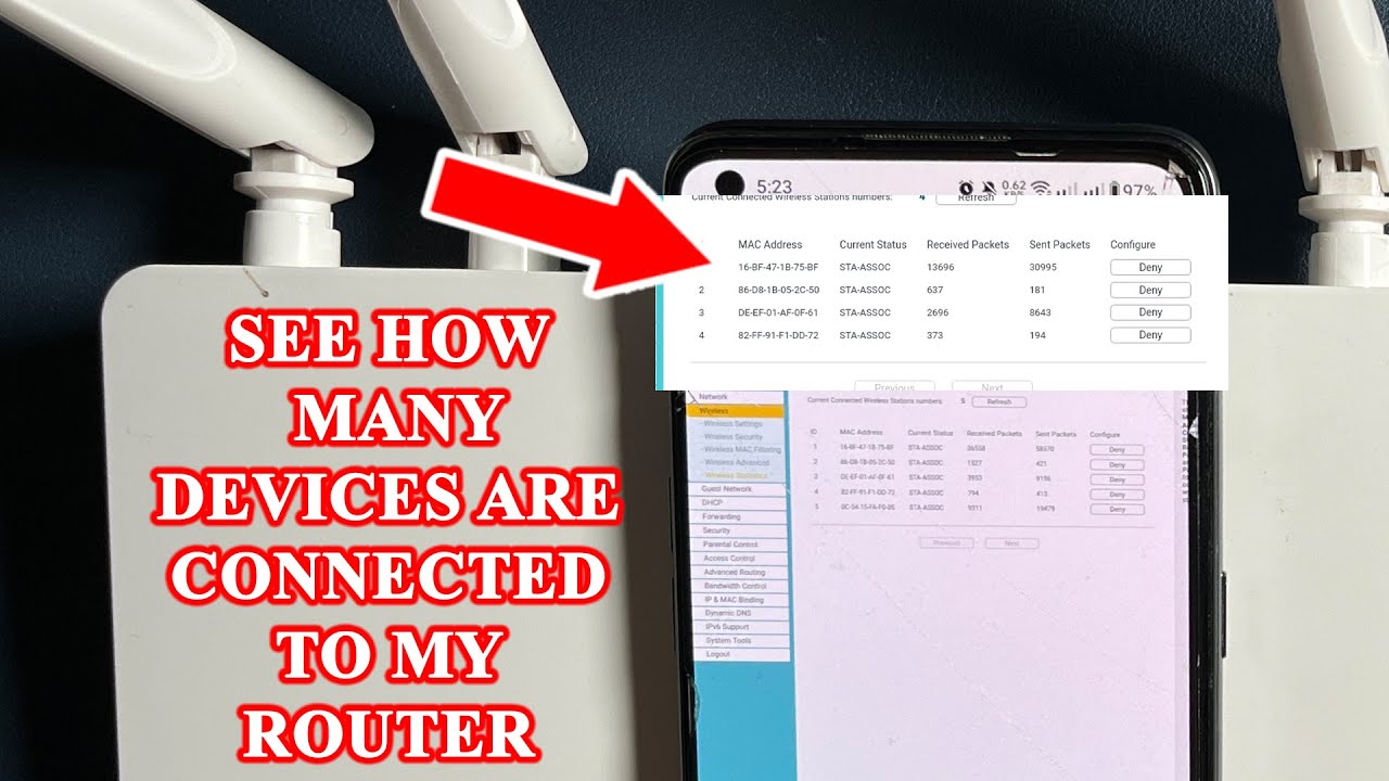 How to know how many devices are connected to my wifi router
