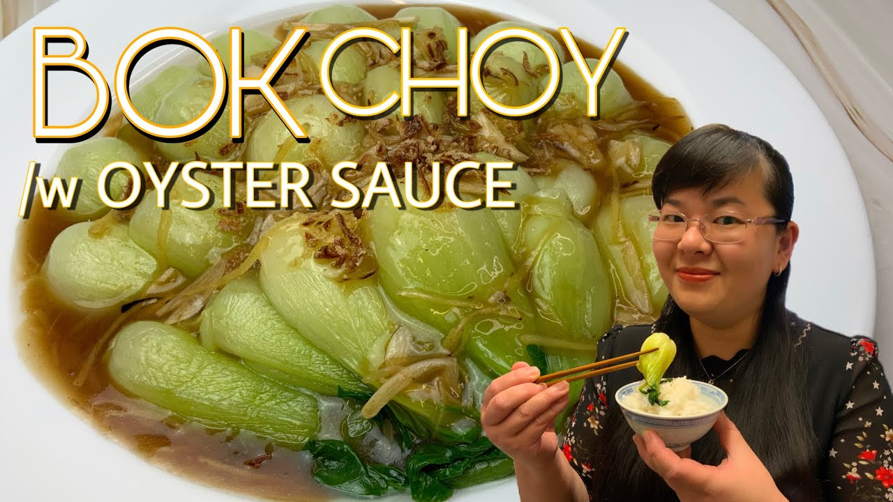 Bok Choy with Ginger Garlic Oyster sauce | CANTONESE version