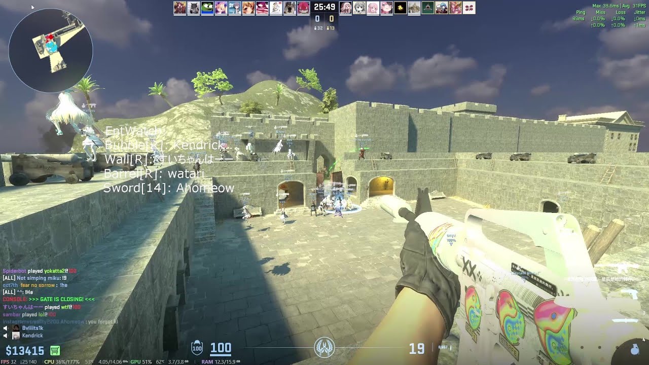 CS2 - Zombie Escape - ze_pirates_port_royal (Stage 1 - 3) on POSSESSION Server