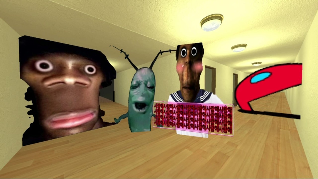 HI MY NAME IS AUUGHH AND PLANKTON IN LIMINAL HOTEL GMOD#Gmod #NextBots