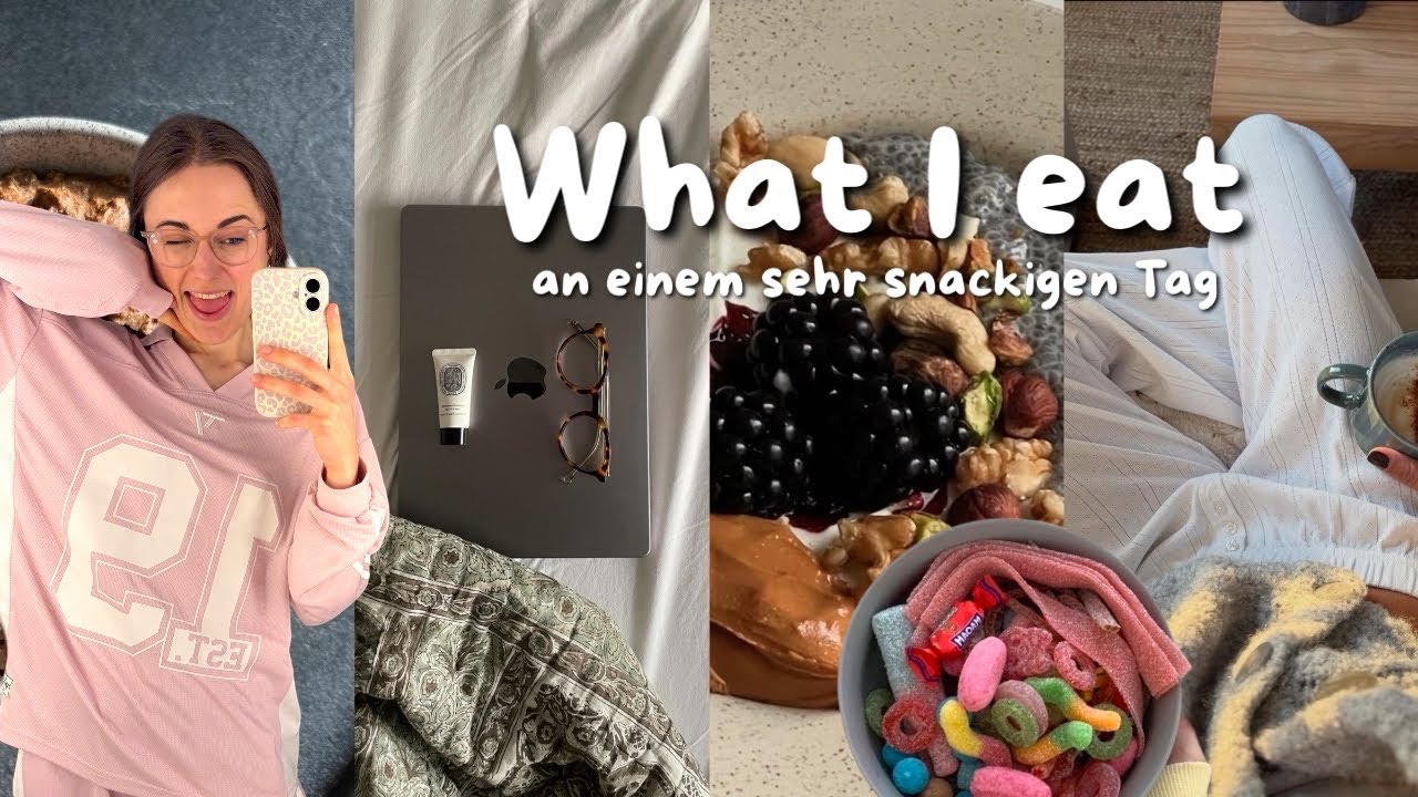 Was ich an einem Tag mit ziemlich vielen Snacks esse 👀🍰 | Marenmorereal