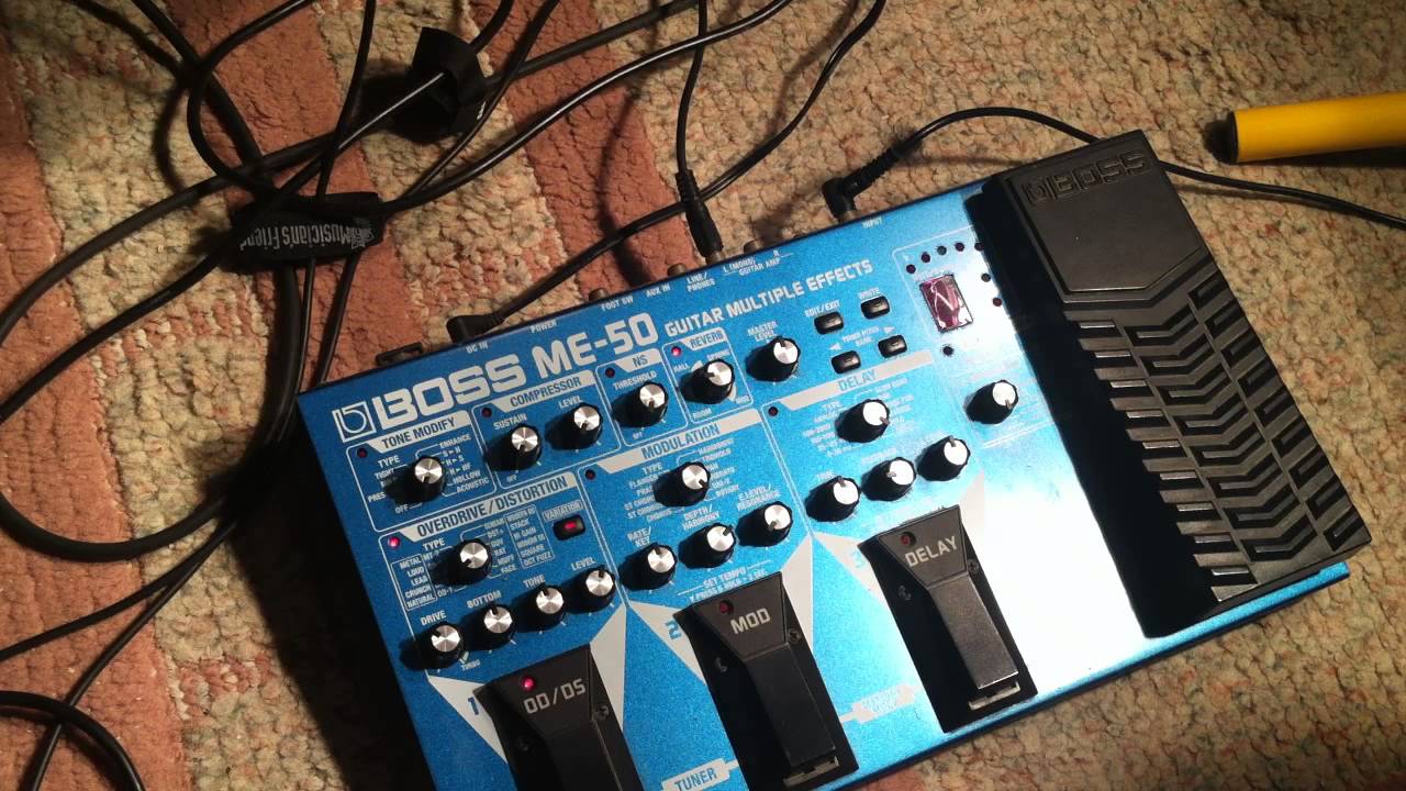 Boss ME-50 (OD-2 Distortion) Demo