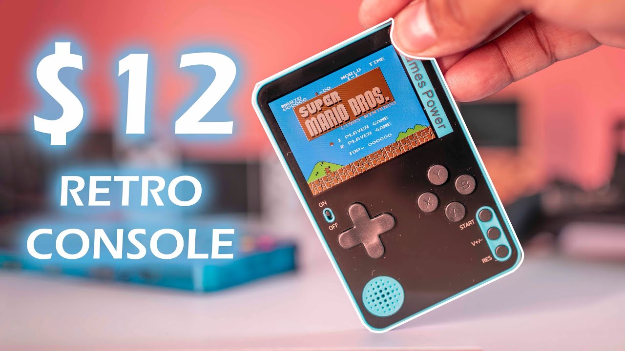 $12 | ₹1000 Тонкая и легкая игровая портативная консоль - 500 ретро-игр!!!