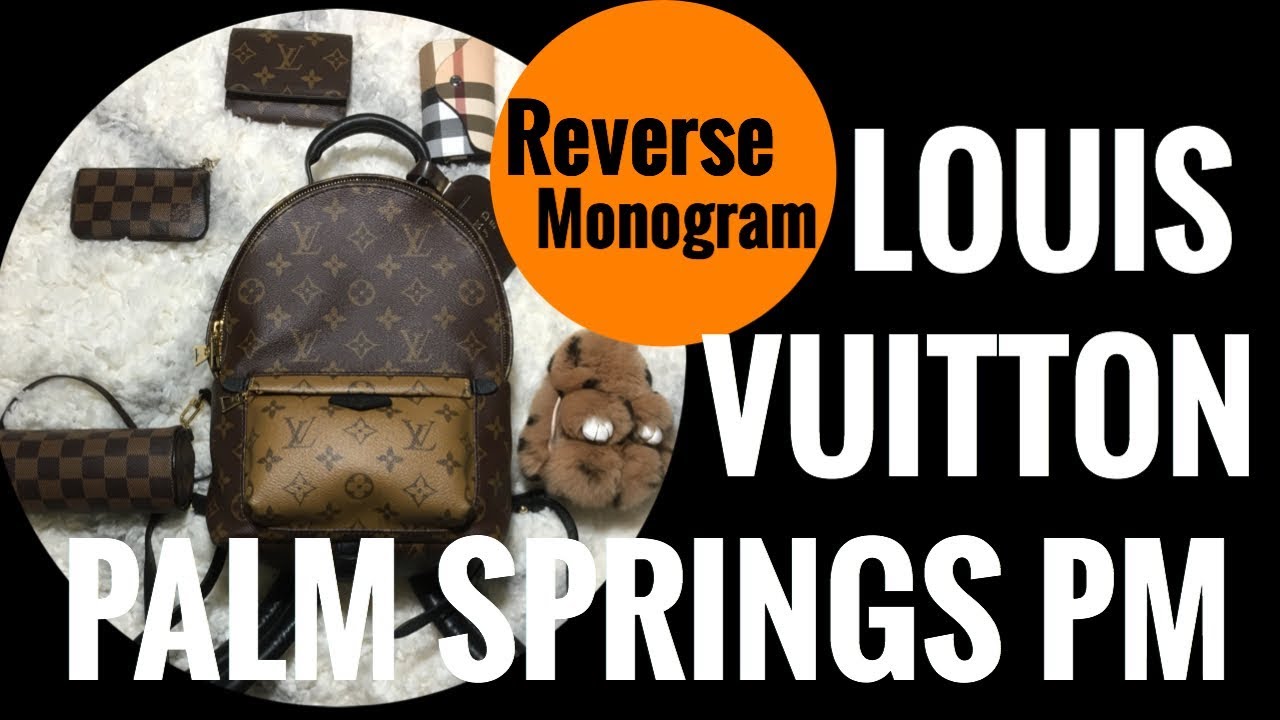 Louis Vuitton Reverse Monogram Palm Springs Backpack PM Unboxing | Review