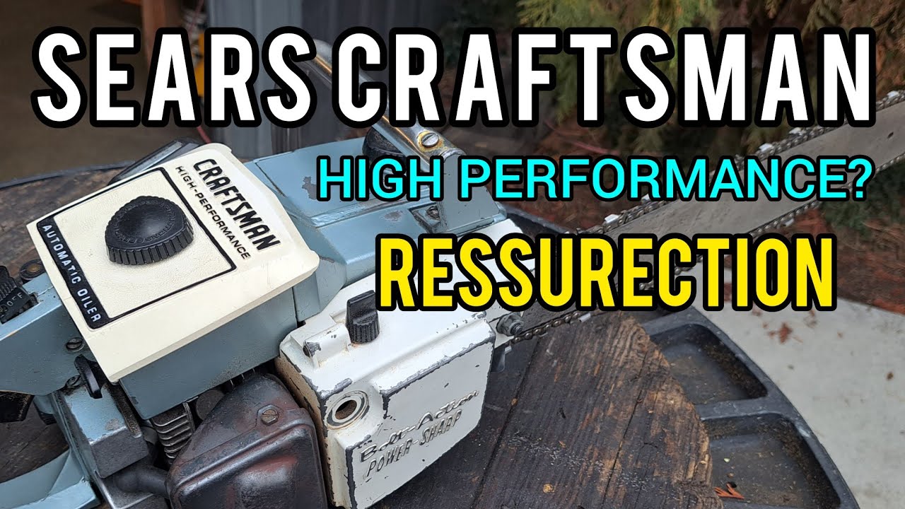 Sears Craftsman High Performance Vintage Chainsaw! (but first we have to get it running)