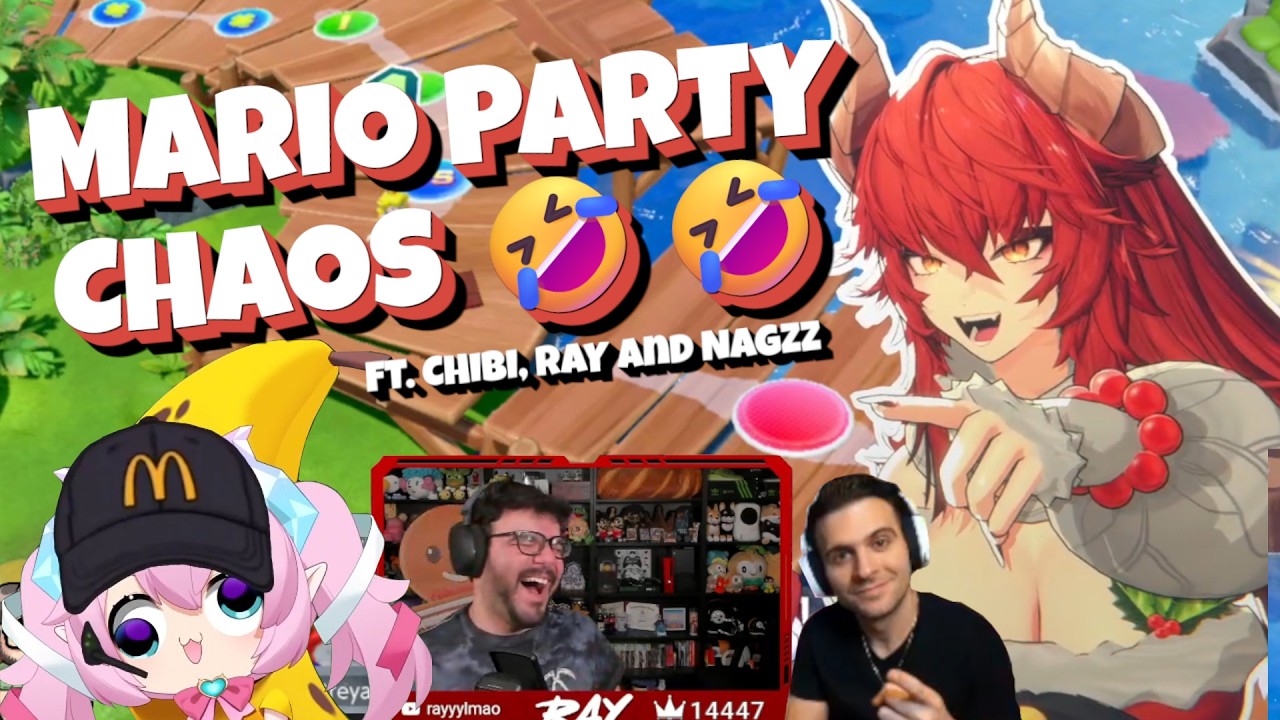 Zen Ray Chibidoki and Nagzz Mario Party Chaos Collab | Super Mario Party Jamboree 🤣🤣