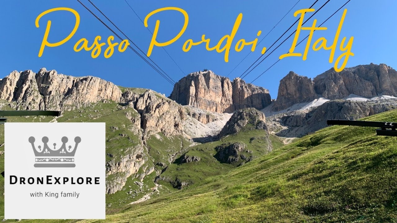 Passo Pordoi (Italy) fimi x8 se 4k drone footage #035