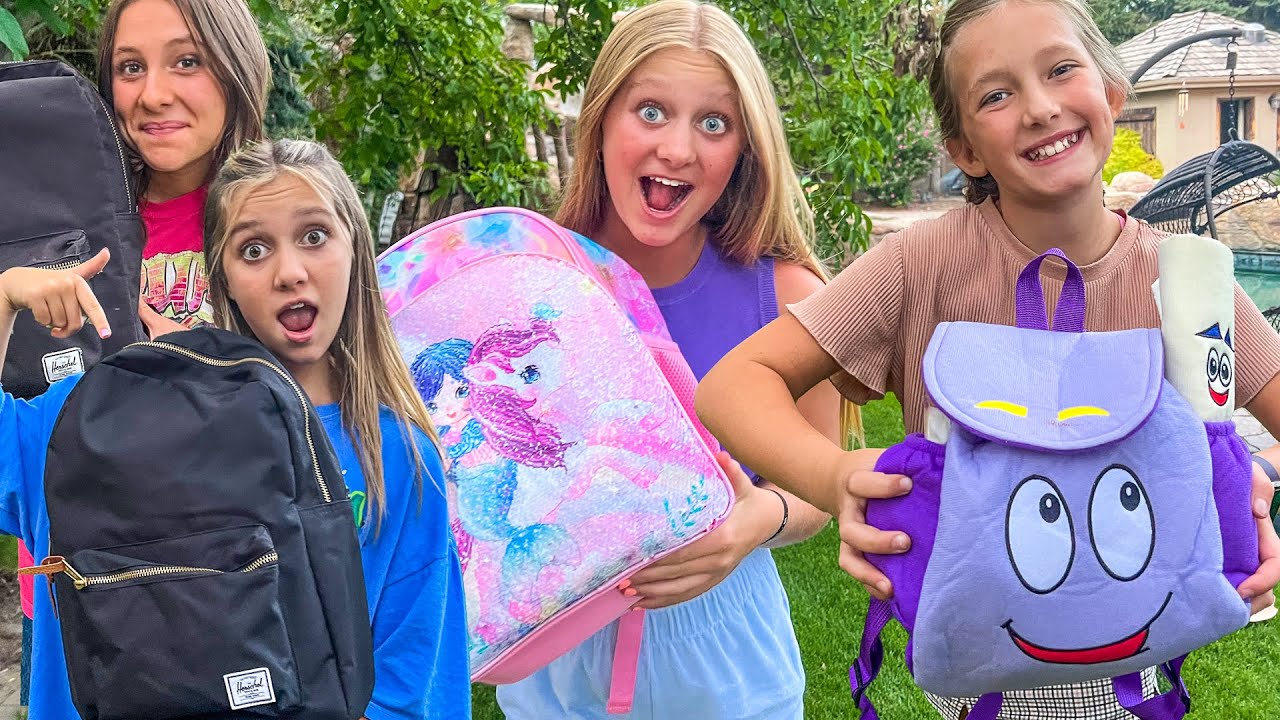 WHAT's IN our BACKPACKS!! BTS W/THE SHUMWAY SHOW