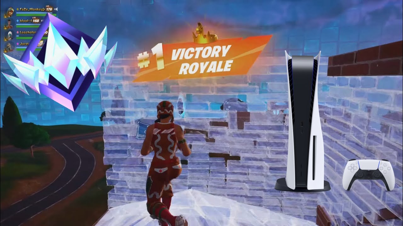 PS5 Fortnite Chapter 5 Unreal Ranked Gameplay (4K 120FPS)