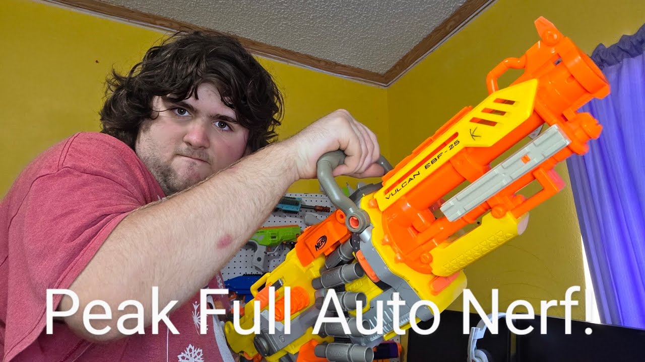 Nerf Vulcan EBF-25!|Nostalgia Review