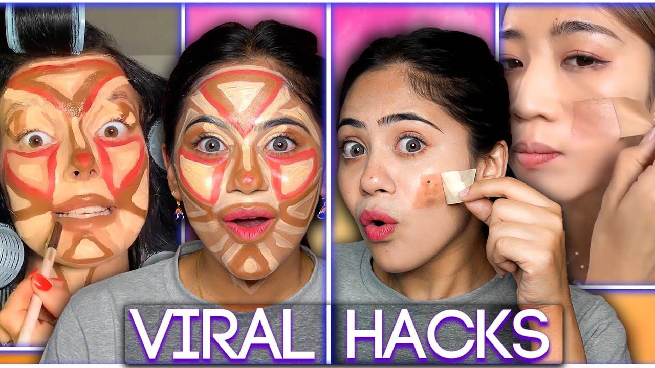 Testing Viral Crazy Makeup Beauty Hacks | Do they even work 🤯? | Ronak Qureshi