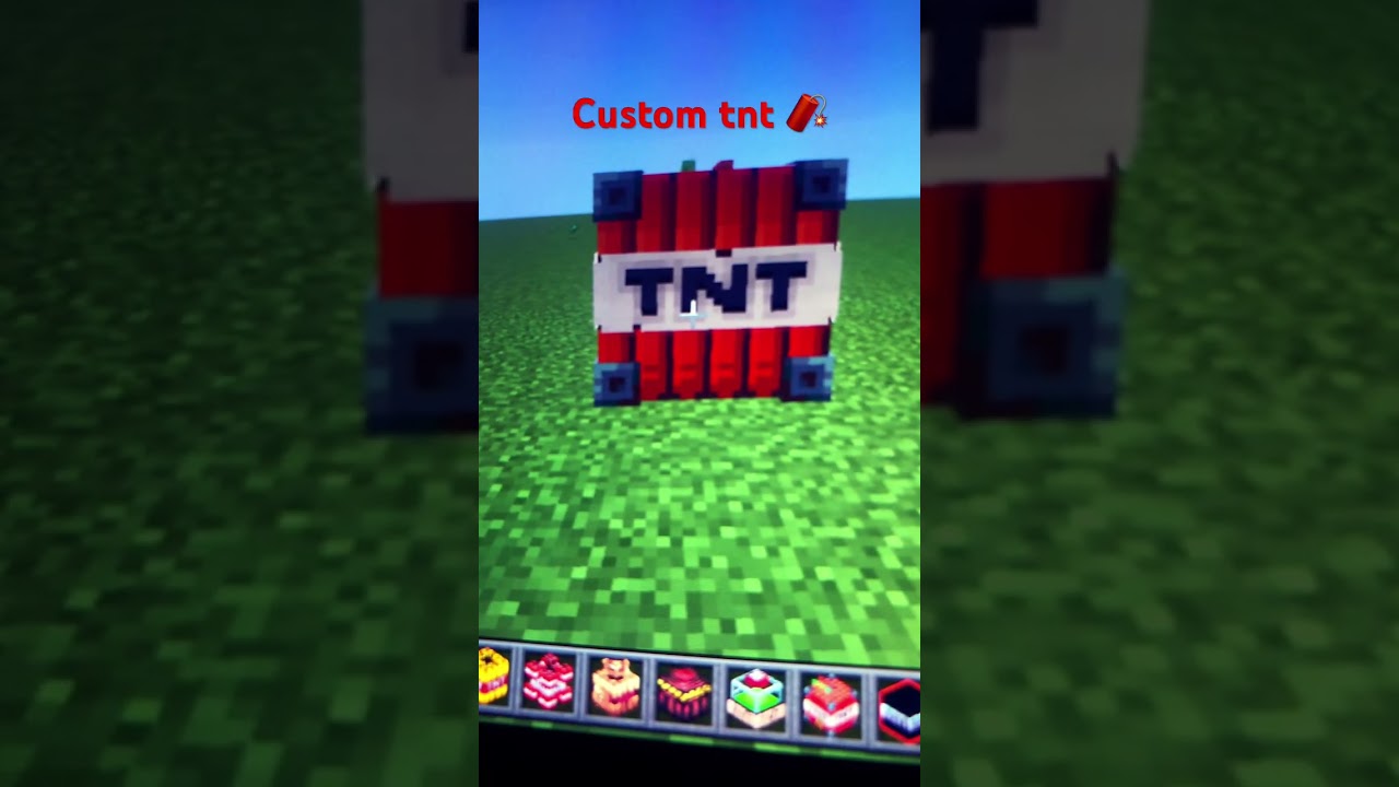 Custom TNT 🧨 #tntmod #minecraft