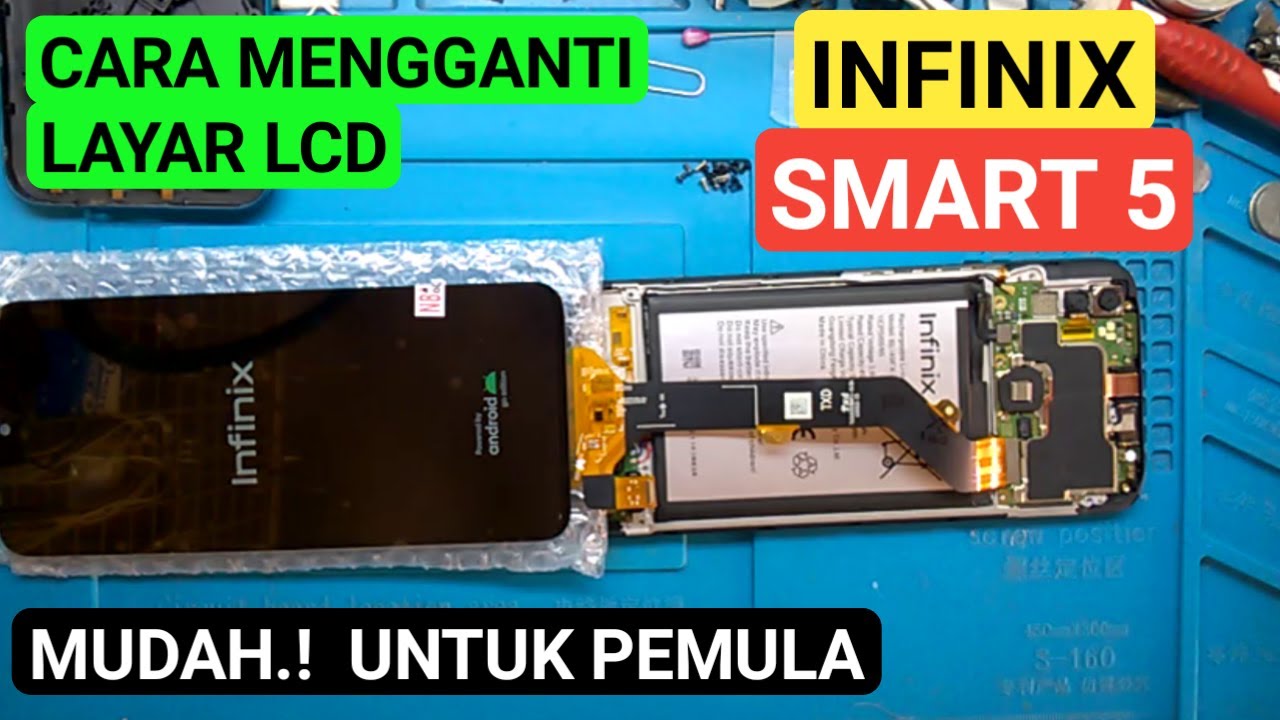 CARA MENGGANTI LCD INFINIX SMART 5 MUDAH UNTUK PEMULA || JKS opreker handphone