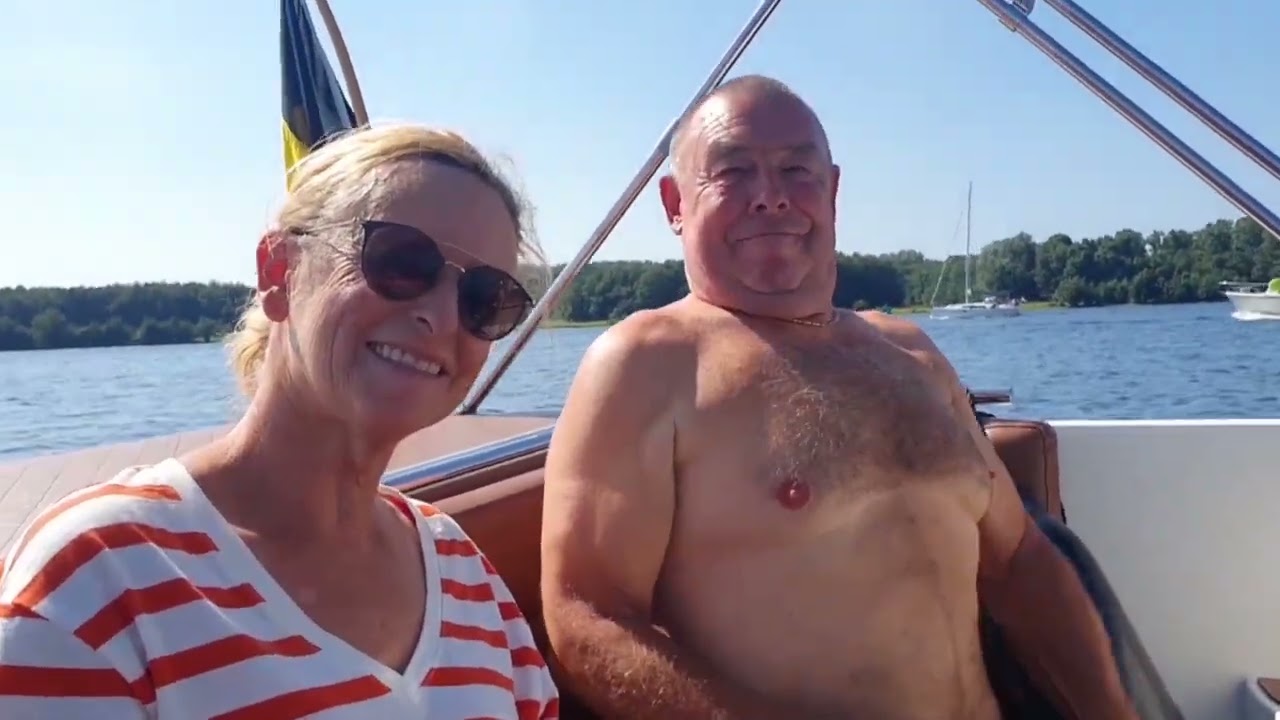Dirk en Sonja aan het Veerse meer