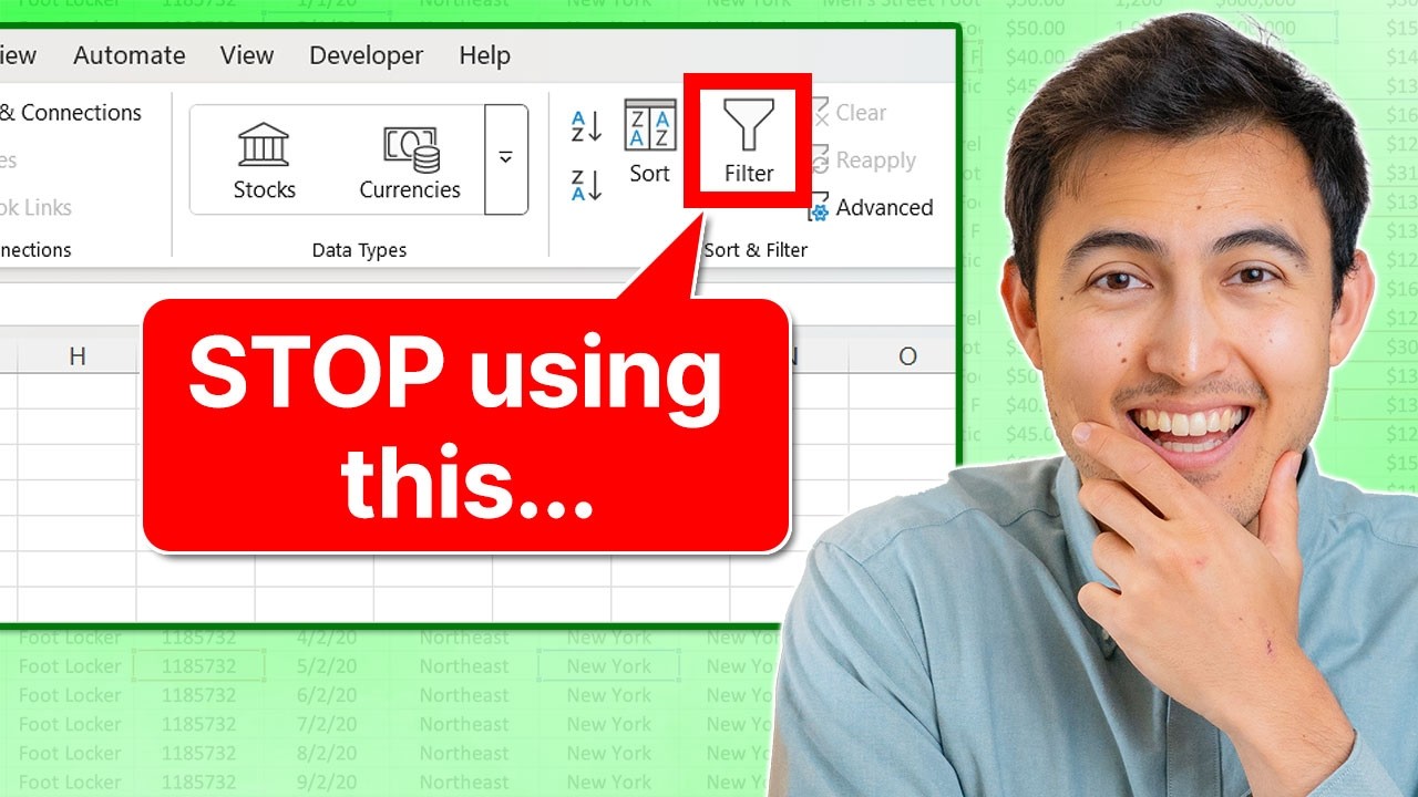 Try DSUM Instead of Filtering in Excel