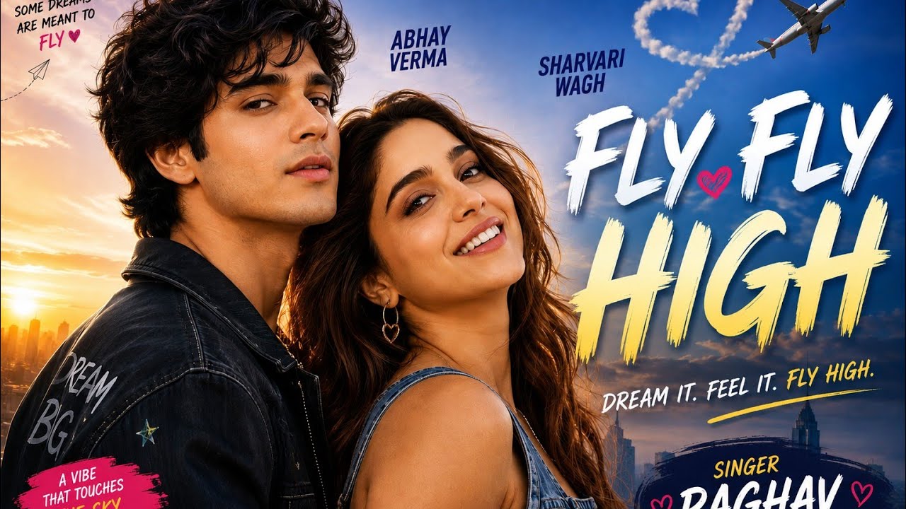FLY FLY HIGH || SHARVARI WAGH || ABHAY VERMA NEW SONG 2026 TRENDING SONG #jubinnautiyal #youtube #1k