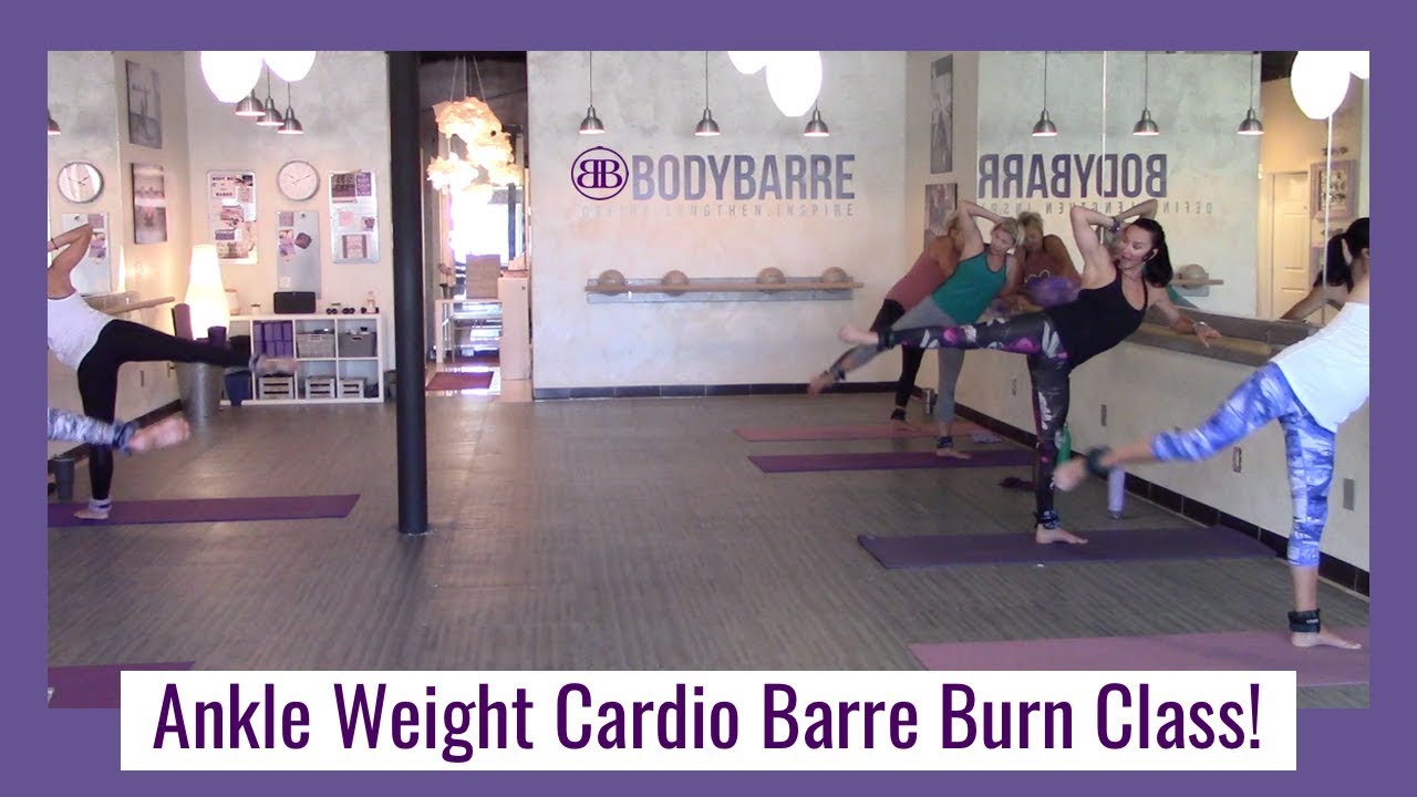 🔥(Ankle) Weighted🔥 BARRE WORKOUT with Paige!!