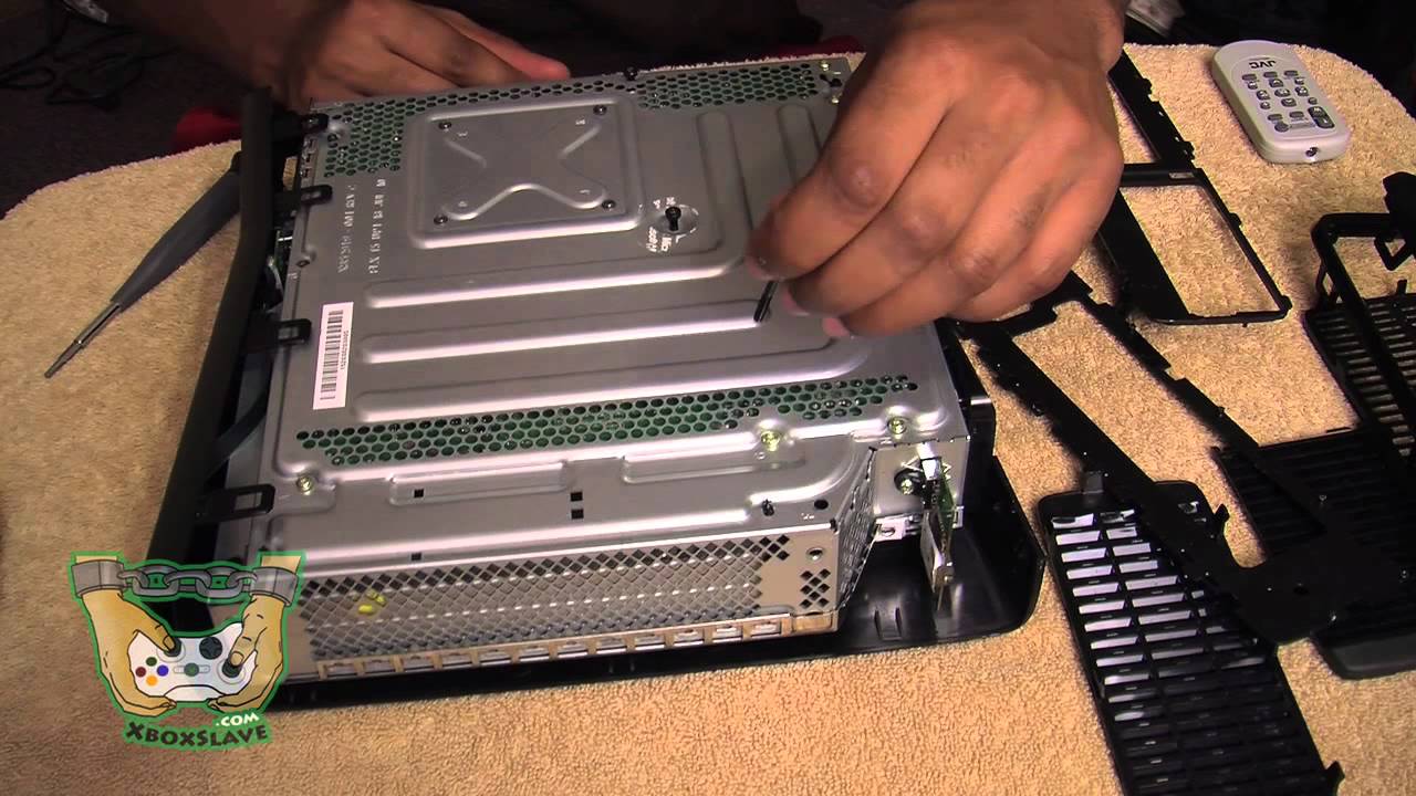 How to put an Xbox 360 SLIM back together