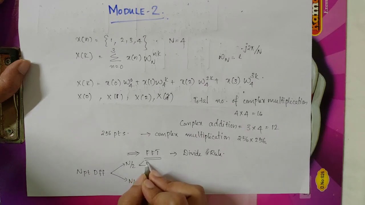 Introduction to FFT Algorithm||KTU EC 301 DSP||Module2