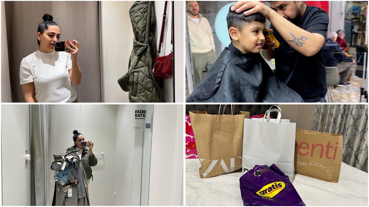 DENEMELİ ALIŞVERİŞ-NELER ALDIM?✨ÇOK UCUZ❗️SATILDI🙏🏼TRAŞ OLDU🥰penti,bershka,zara #vlog