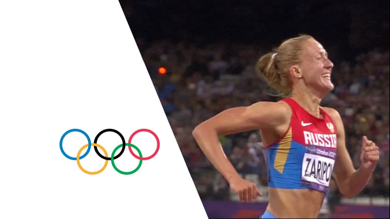 Yuliya Zaripova Wins Women's 3000m Steeplechase Gold - London 2012 Olympics