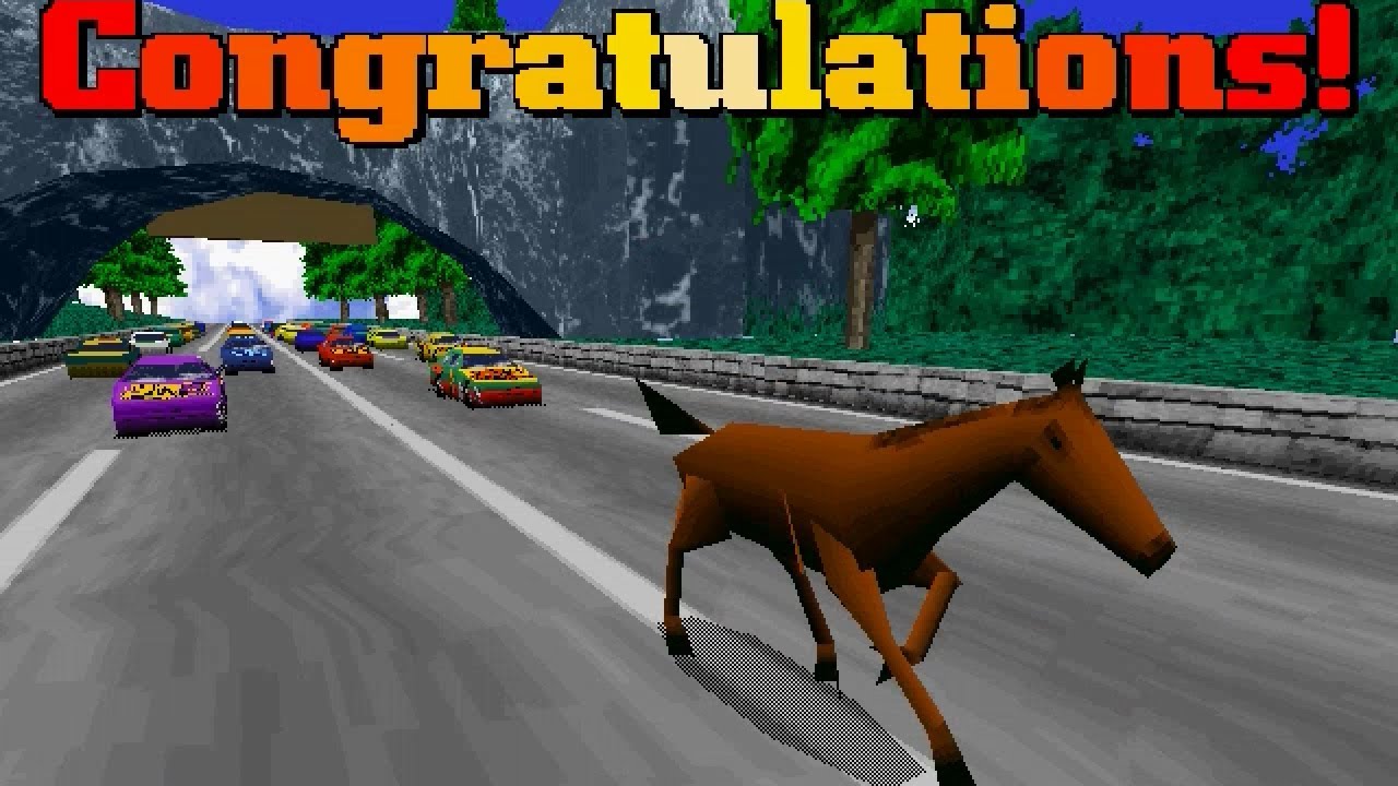 Daytona USA PC Horse Gameplay