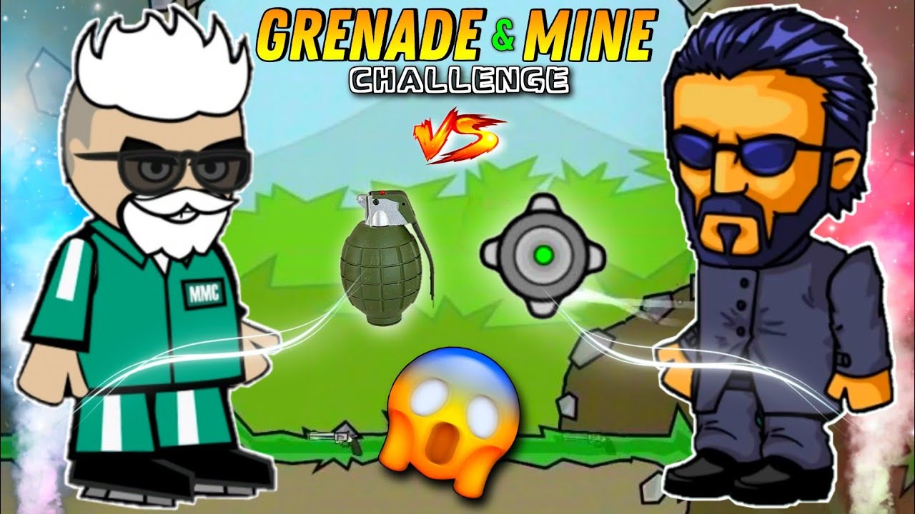 Mini Militia Grenade And Mine Challenge 😱