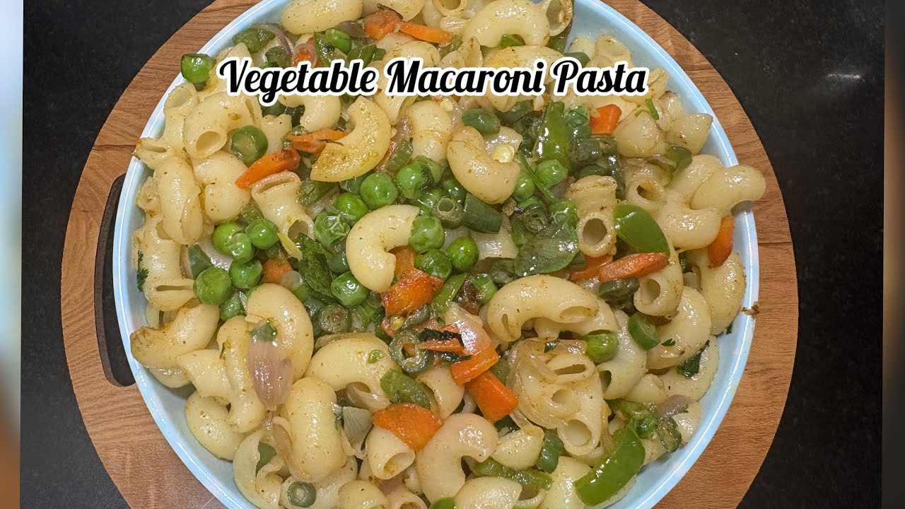 Easy Loaded Veg Macaroni Pasta |ಸುಲಭವಾಗಿ ಮಾಡುವ ವೆಜಿಟೆಬಲ್ ಮ್ಯಾಕ್ರೋನಿ ಪಾಸ್ತಾ | South Indian style