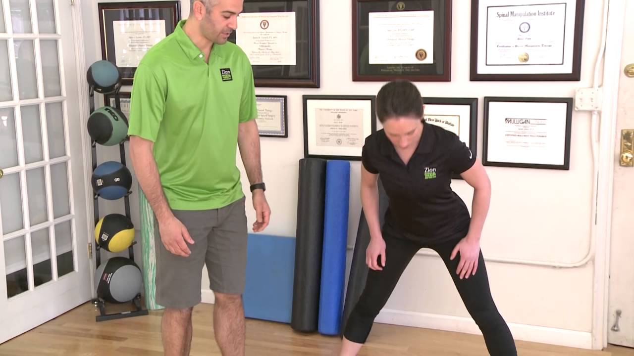 Stretching - Standing Adductor Stretch - Zion Physical Therapy Video