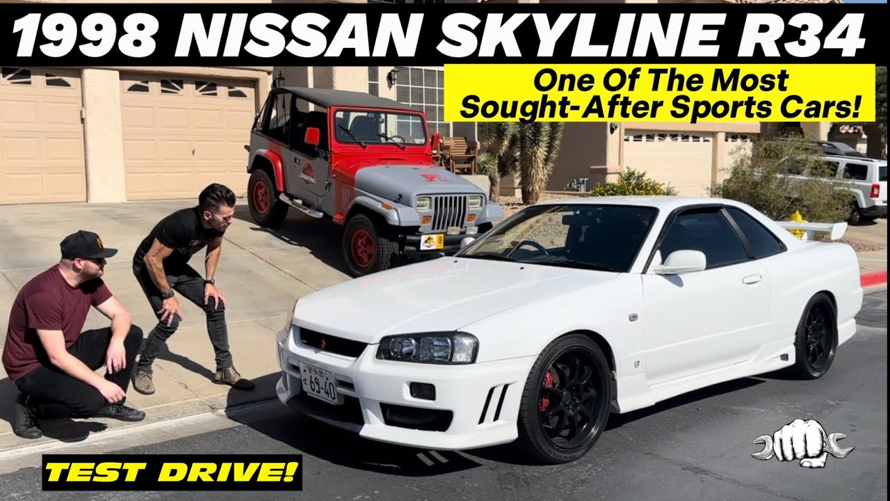 1998 Nissan Skyline R34 GT-T! FINALLY LEGAL IN THE US! Test Drive!