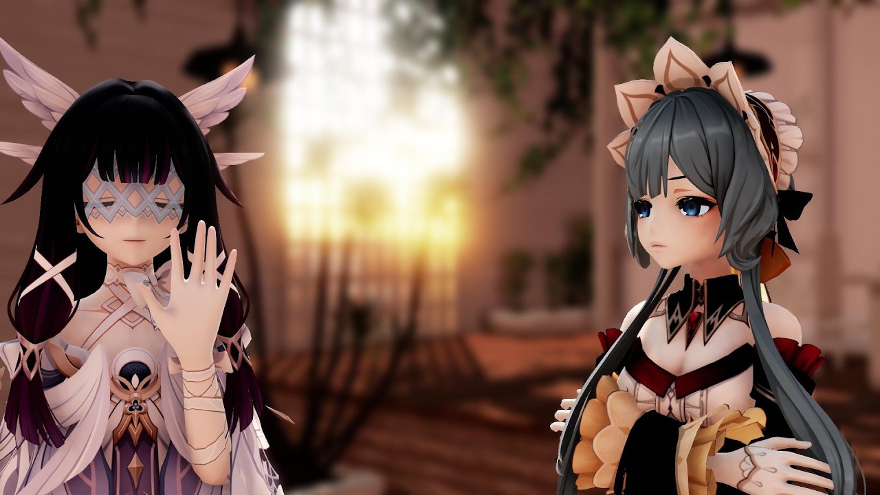 ||mmd x Genshin Impact|| Expectations vs Reality |Colombina||Sandrone|