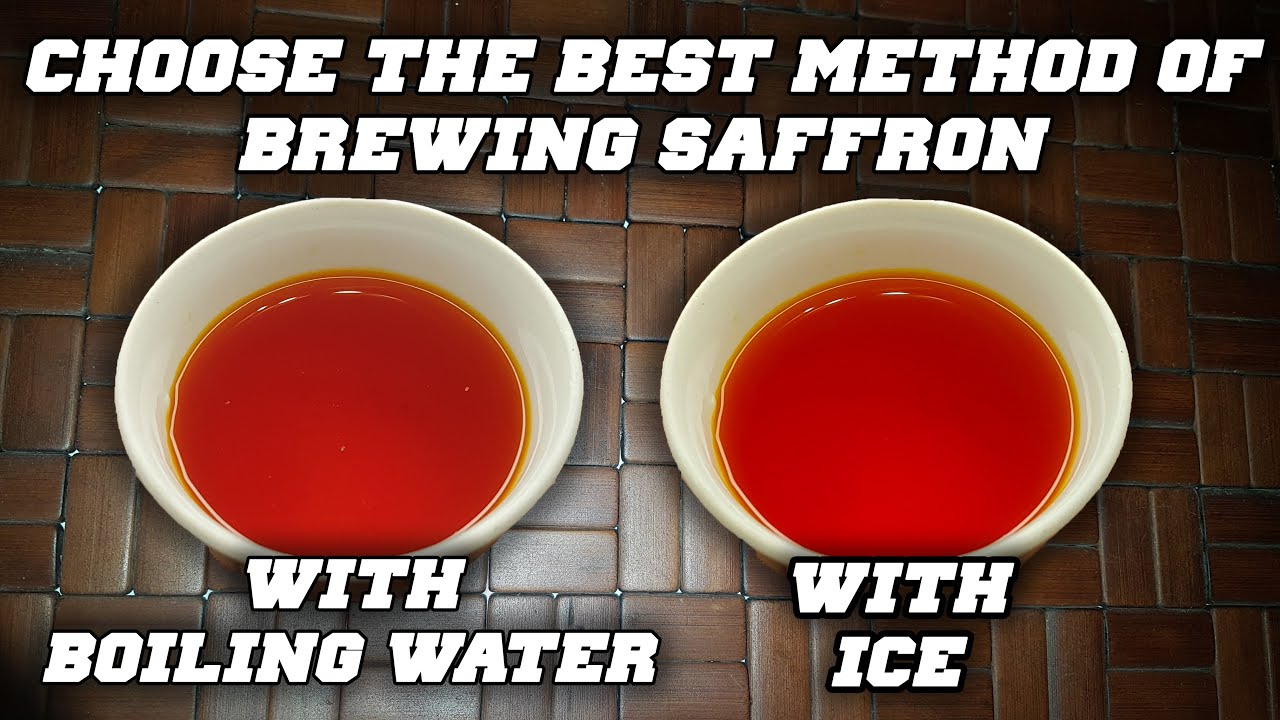 How to Make Liquid Saffron |How To Grind & Brew Saffron | choose the best method of brewing saffron😍